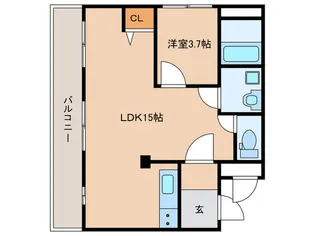 仮)京町プレイスレジデンスI【3階】の間取り
