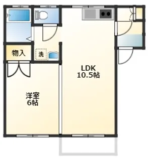 ドリームコーポ2000【2階】の間取り