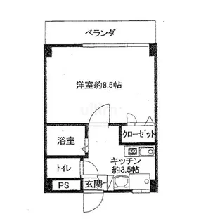 エレガンス西院【2階】の間取り