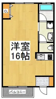 ル・ユニテ【2階】の間取り