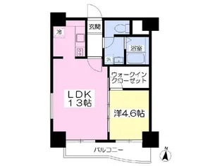 グラーヴェこずかた橋【3階】の間取り