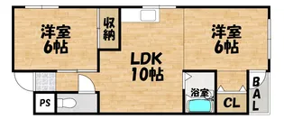 第2タナックマンション【4階】の間取り