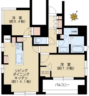 コンフォリア本駒込【9階】の間取り