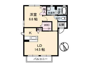 ダンデライオン C・D棟【1階】の間取り