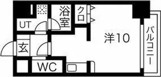 フジボストン【4階】の間取り