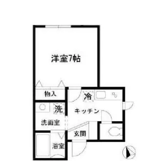 エイトラックス【1階】の間取り