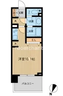 ドゥーエ横濱台町【8階】の間取り