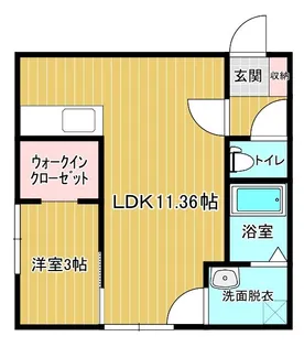 Bell ciel(ベル シエル)【2階】の間取り