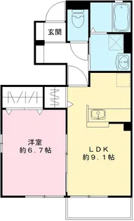 プルミエール野澤 G【1階】の間取り