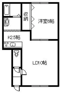 プラド【1階】の間取り