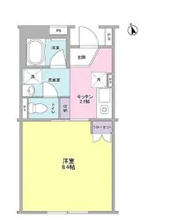 カーディナル【2階】の間取り