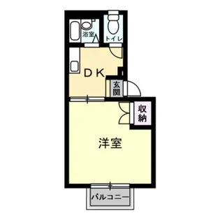プレジール大観【1階】の間取り