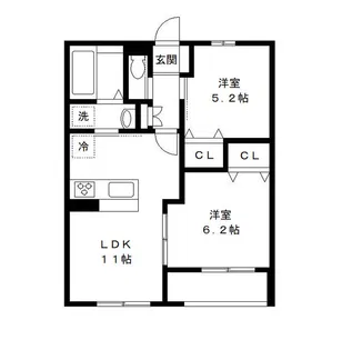 ソレイユ【3階】の間取り