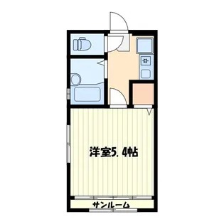 ラディーチェエム【1階】の間取り