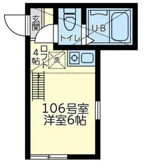 ユナイト星川シューデニッシュ【1階】の間取り
