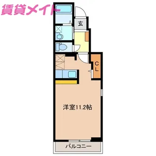 エーデル・アベニュー【1階】の間取り