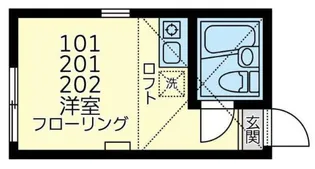 ユナイト妙蓮寺ストリングス【2階】の間取り