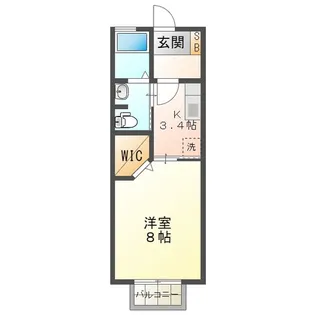 グローリーフォレスト B棟【2階】の間取り