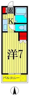 メーソンリー綾瀬【3階】の間取り