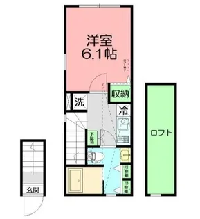 DEN高島平【2階】の間取り