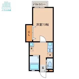 プチメゾン小野C【1階】の間取り