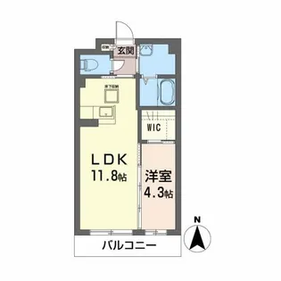 グランドメゾングリーンヒル【1階】の間取り