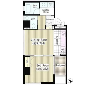 ヒルクレスト御茶ノ水【3階】の間取り