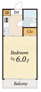 神明田口ハイツ【3階】の間取り