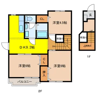 Y.S.C.2001【2階】の間取り
