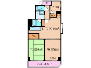 ロ-ズハイツ小豆沢【3階】の間取り