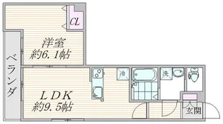 フェリーチェ東大前【1階】の間取り