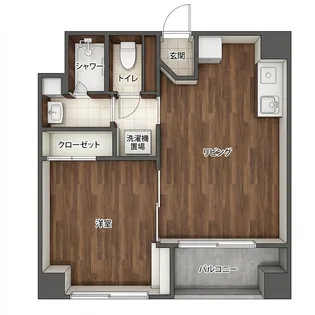 ムサシビル【6階】の間取り