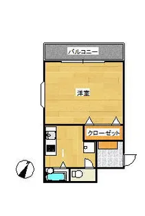 グランドヴィラ松永【6階】の間取り