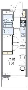 レオパレスピズィエール【3階】の間取り