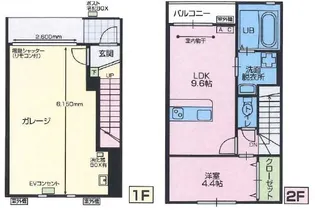 アンソレイユ K棟の間取り