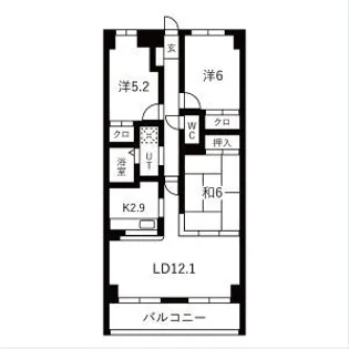 日本泉ビル【10階】の間取り