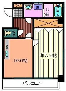 ギャラクシー中浦和【4階】の間取り