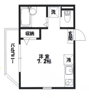 エーカー・いとう【2階】の間取り