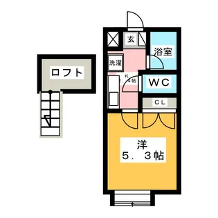 美合ハイツ【2階】の間取り