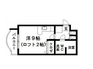 パラドール西伊場【2階】の間取り