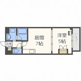ミルフィオーレ学園前【2階】の間取り