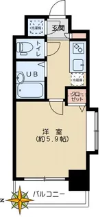 ステージファースト小石川【8階】の間取り