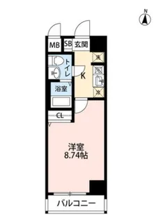 ARTESSIMO ARDITO【6階】の間取り