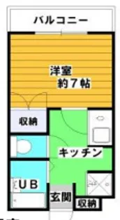 アルカディア【3階】の間取り