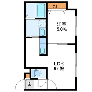GLASS N21 グラスN21【1階】の間取り