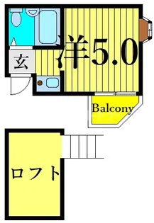 サンハイツ【2階】の間取り