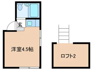 エコー高円寺【1階】の間取り