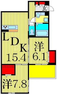 メゾン・ド・アヴニール【1階】の間取り