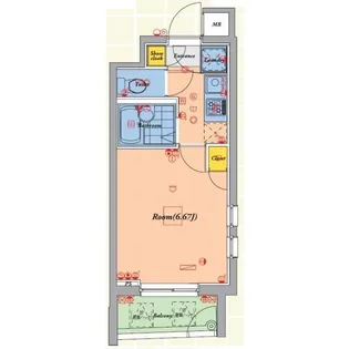 パレ・ホームズ高井戸東【3階】の間取り