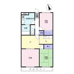 サンヒルズ【2階】の間取り